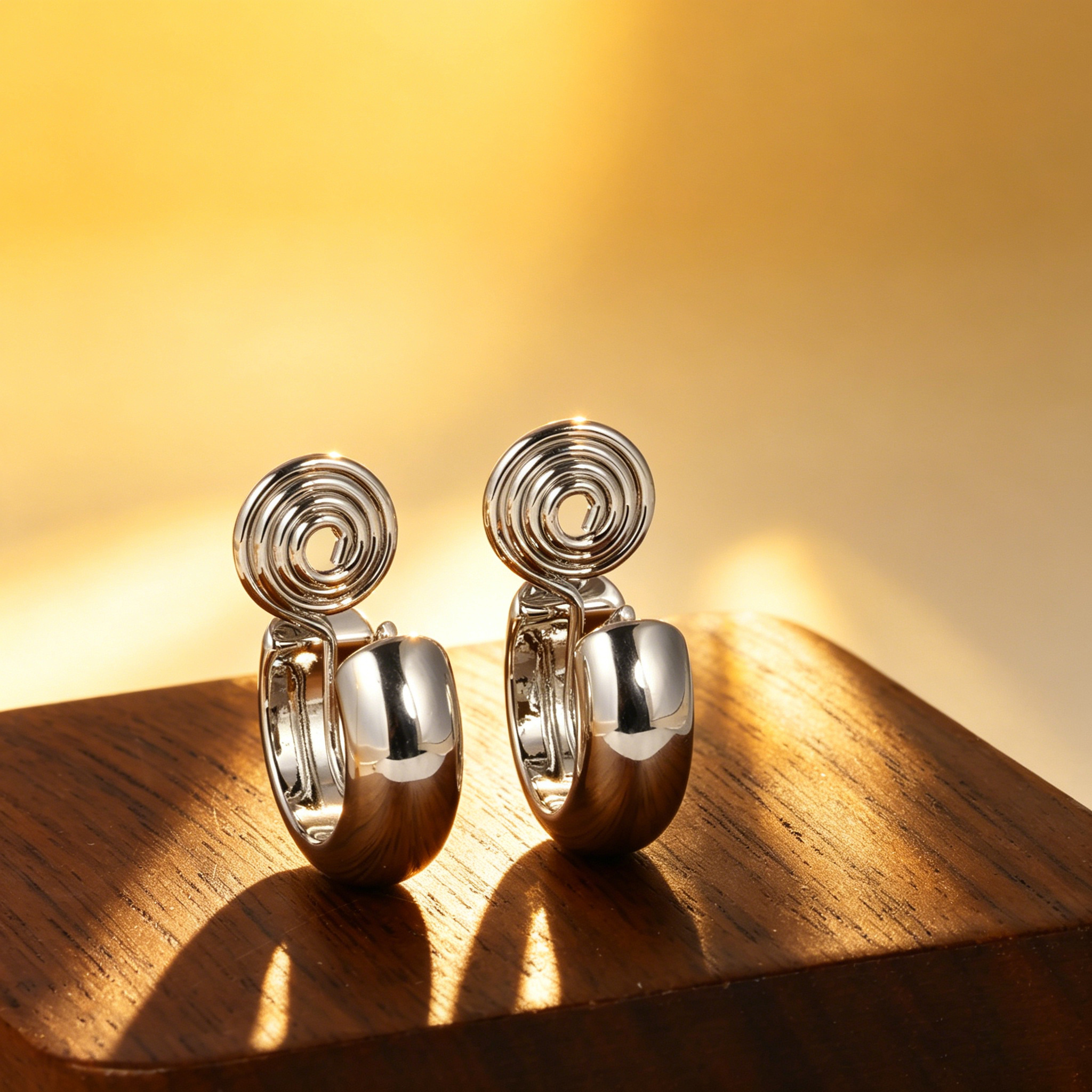 Minimalist Cool Crescent Shape Ear Cuffs, No Piercing Required